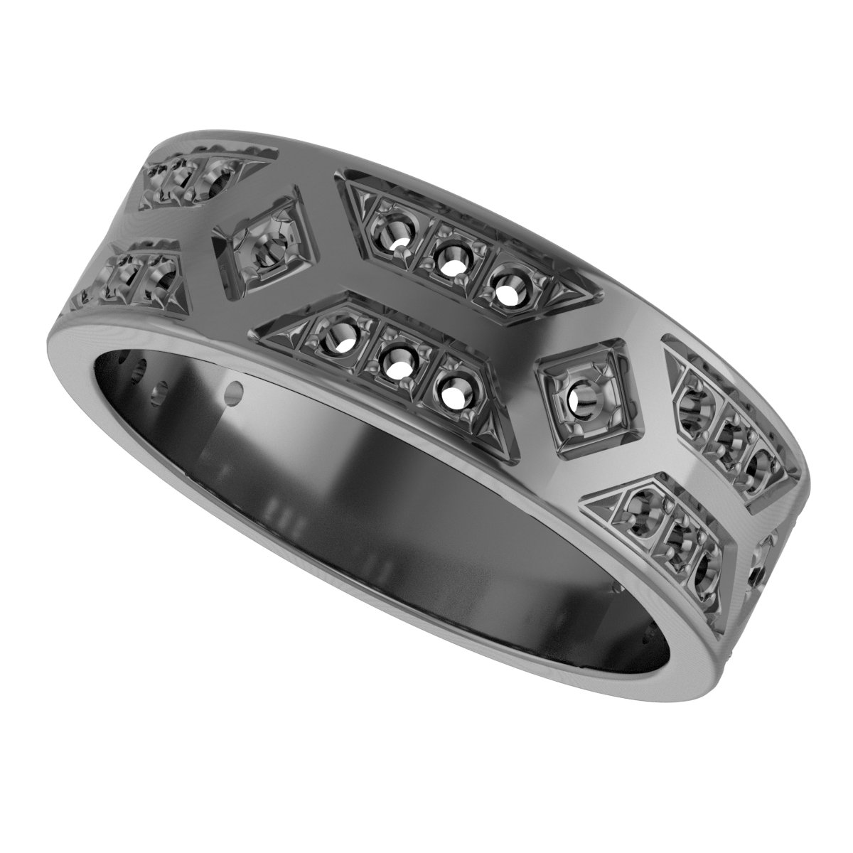 6 mm Accented Band Mounting view 5