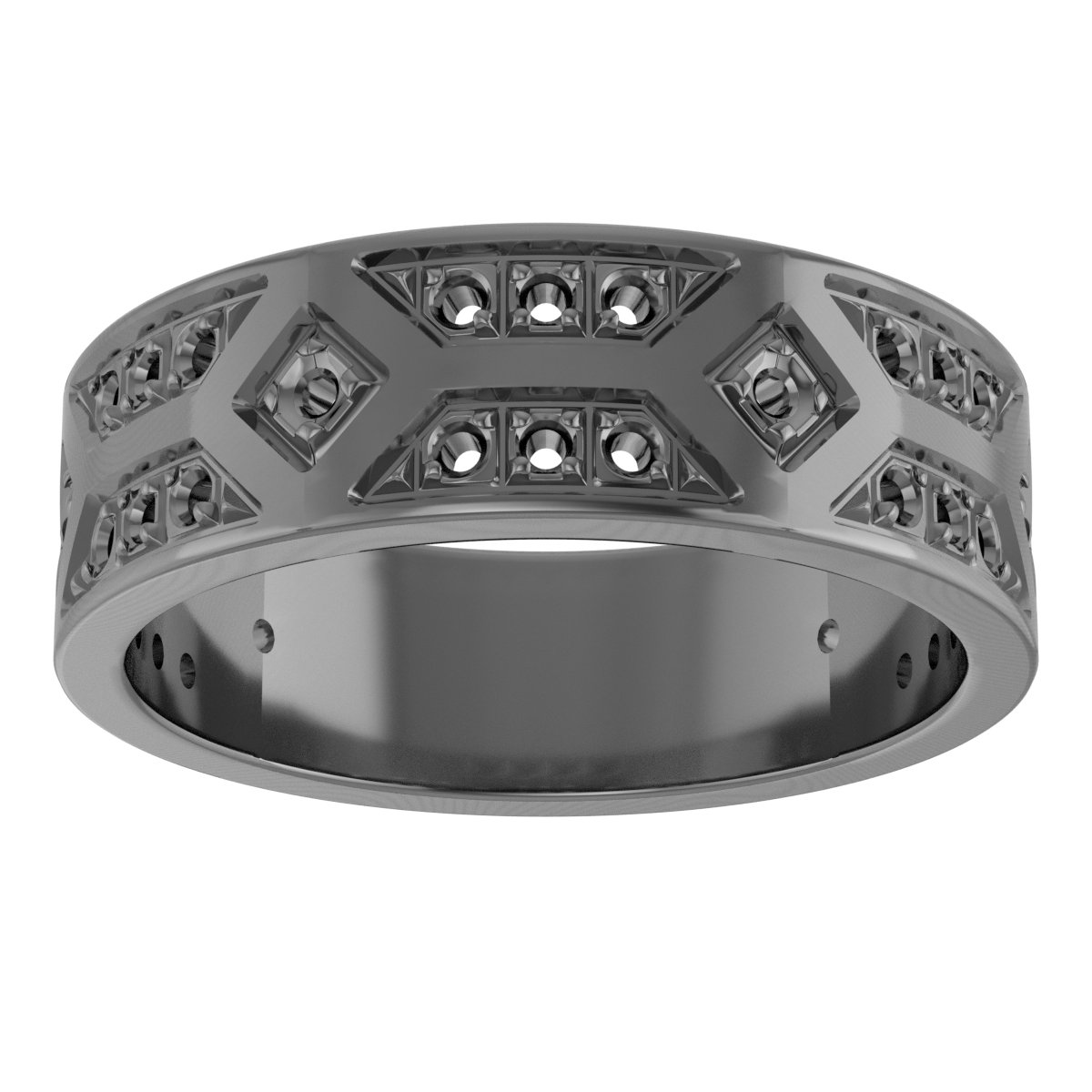 6 mm Accented Band Mounting view 3