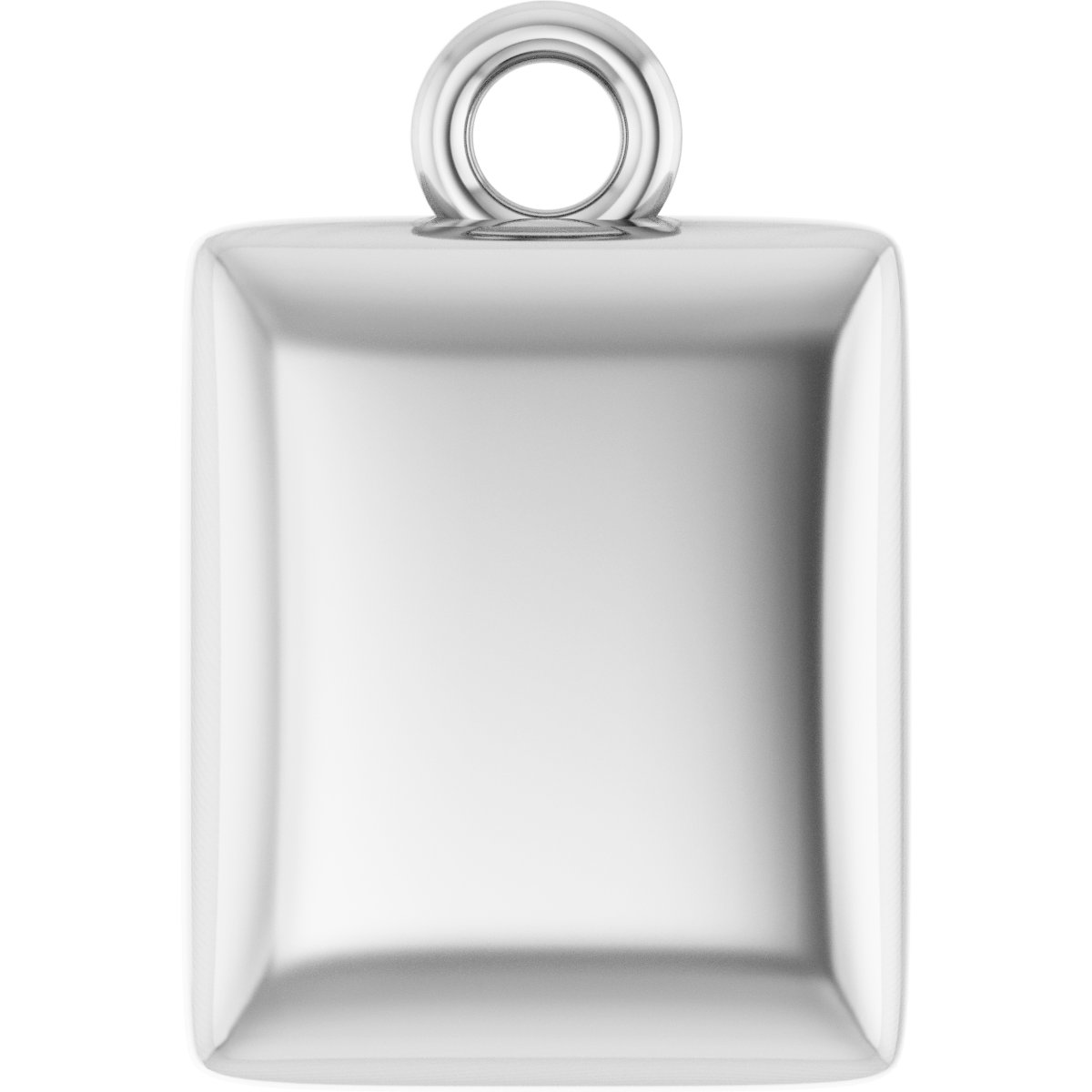 Engravable Puffed Dog Tag Dangle