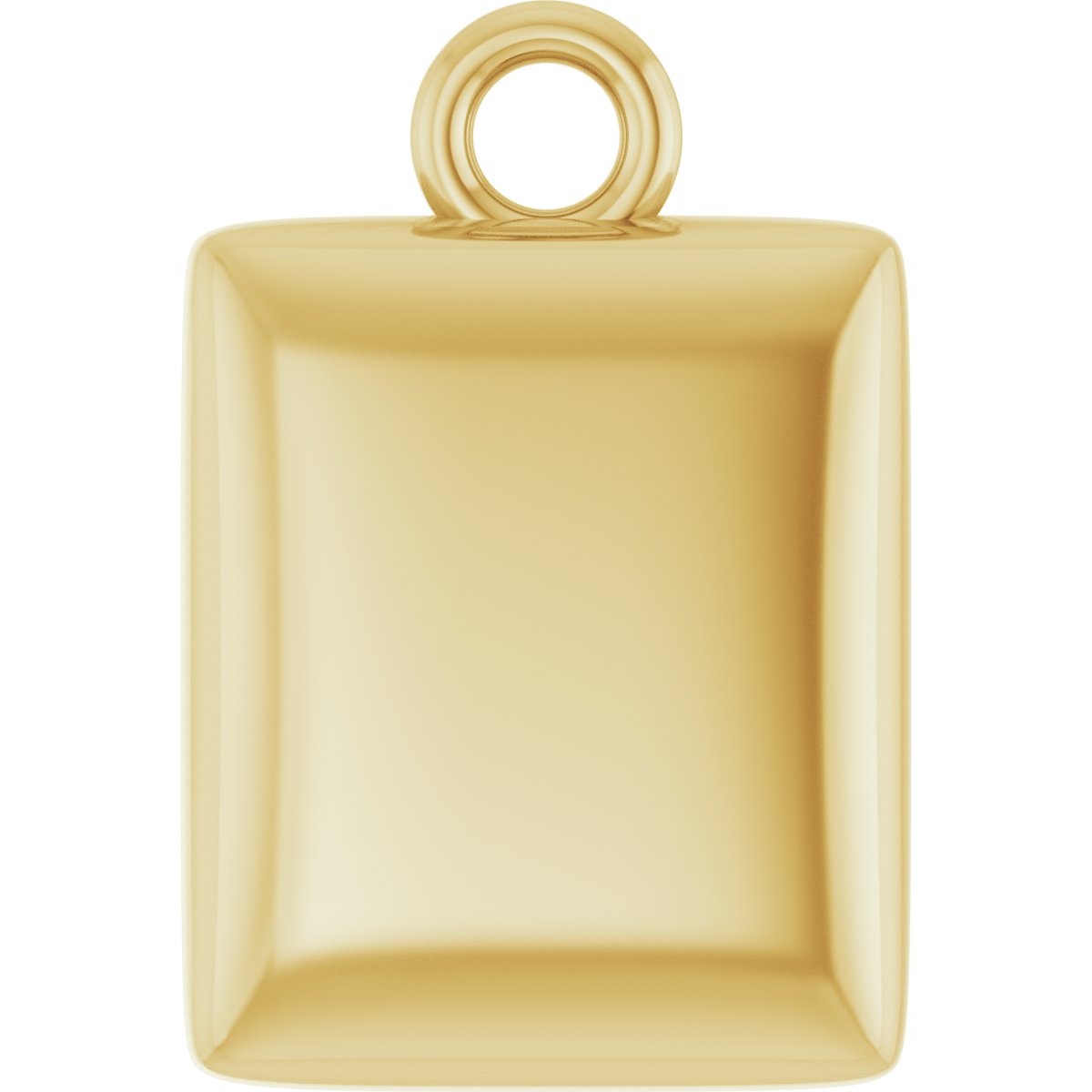 Engravable Puffed Dog Tag Dangle