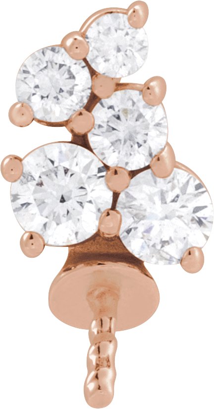 Pearl Cluster Necklace or Pendant