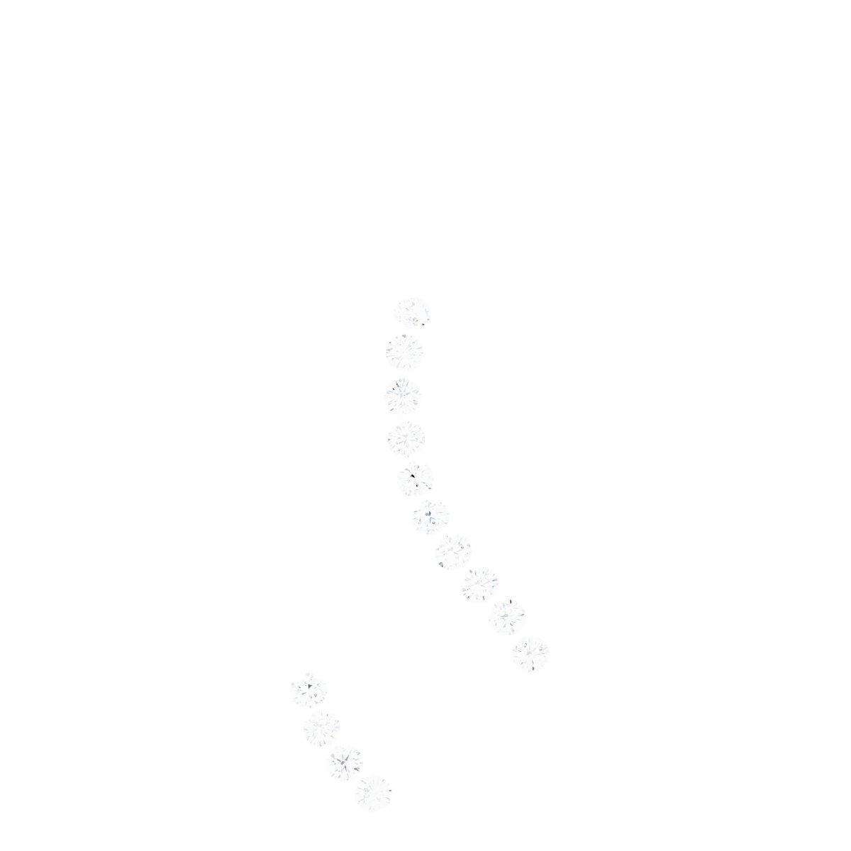 14k White Gold