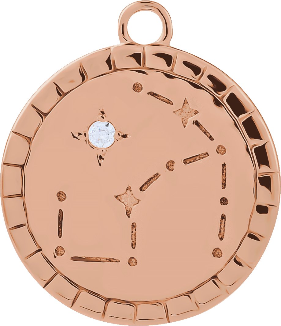 Accented Constellation Zodiac Dangle