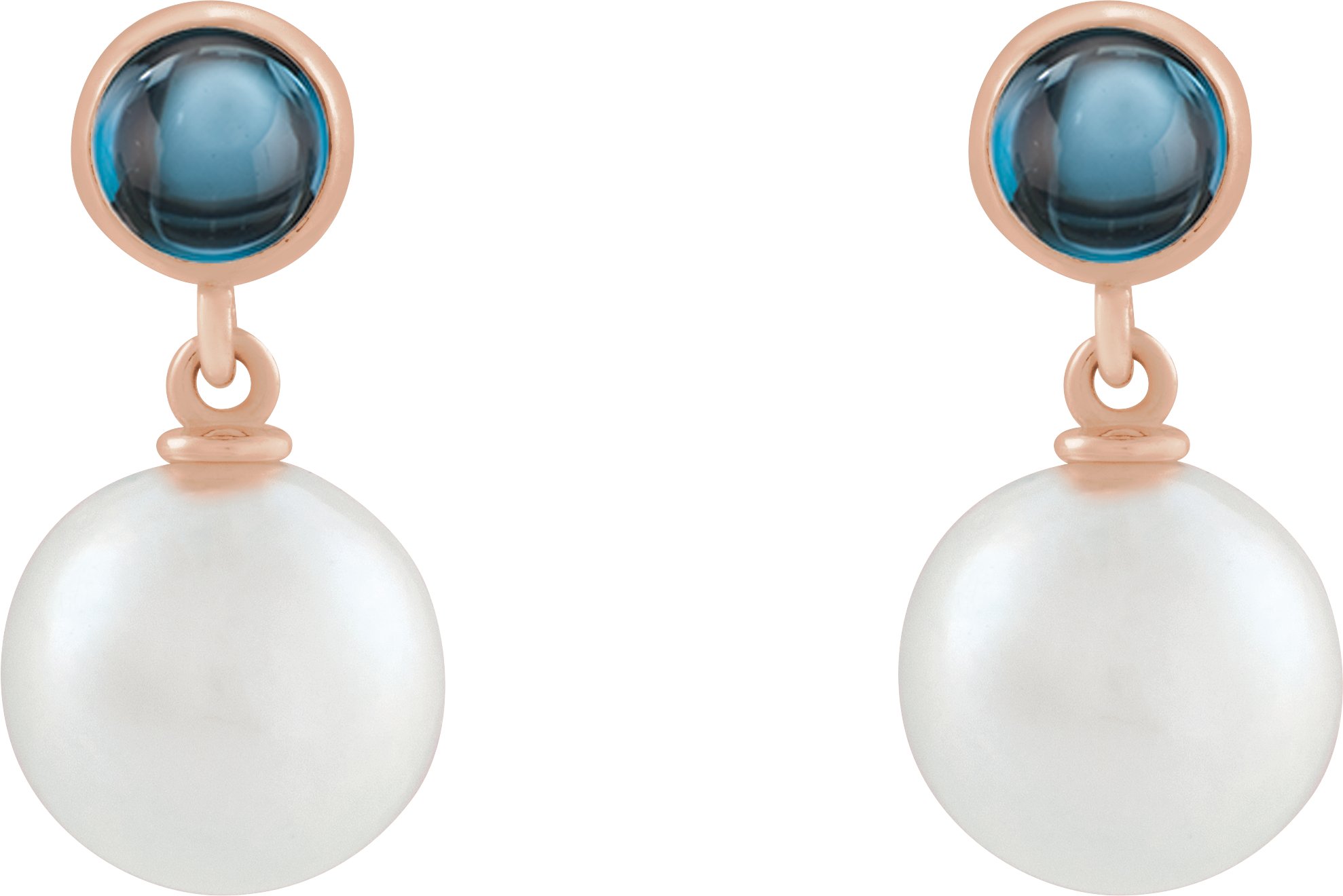 Alternative view of Accented Pearl Earrings