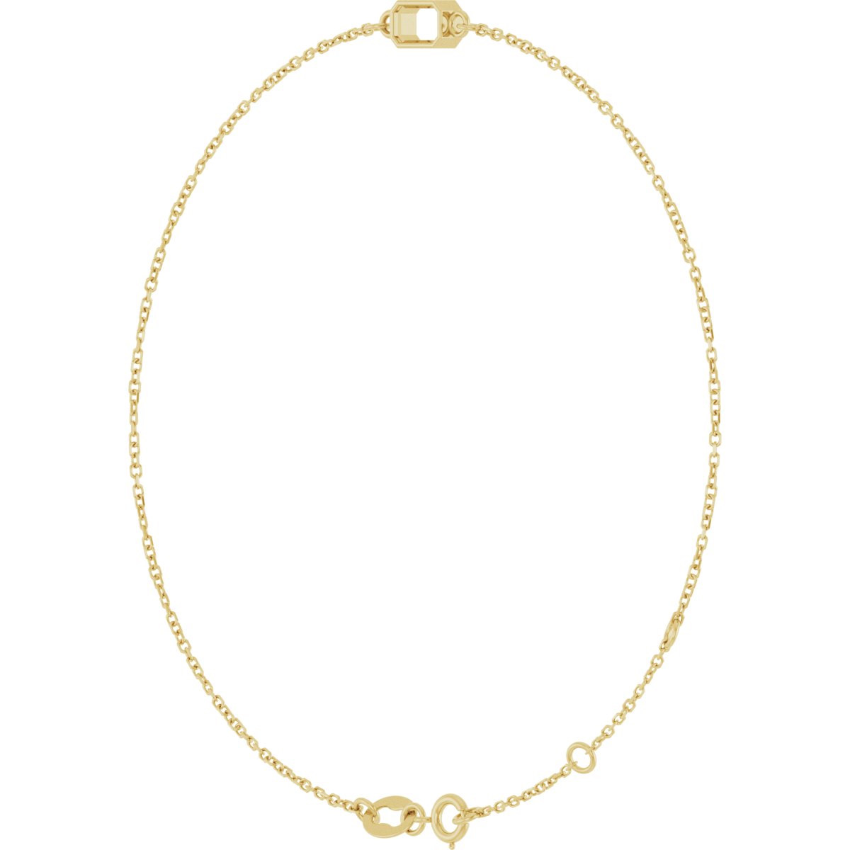 14K Yellow Gold Natural Diamond 6 1/2-7 1/2 Bracelet