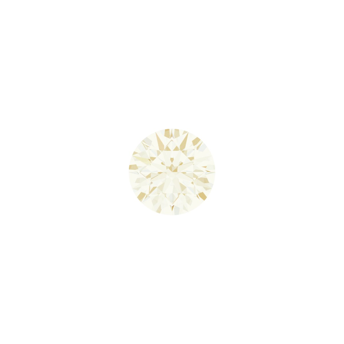 14K Yellow .015 CT Lab-Grown Diamond Bezel-Set Link