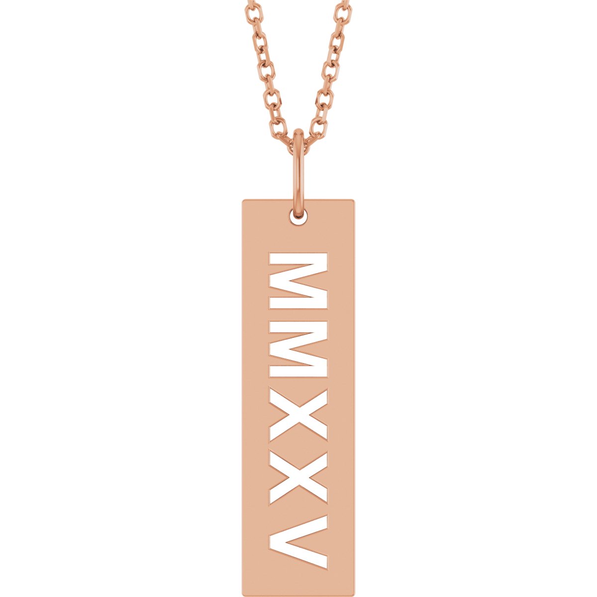 Roman Numeral Year Necklace or Pendant