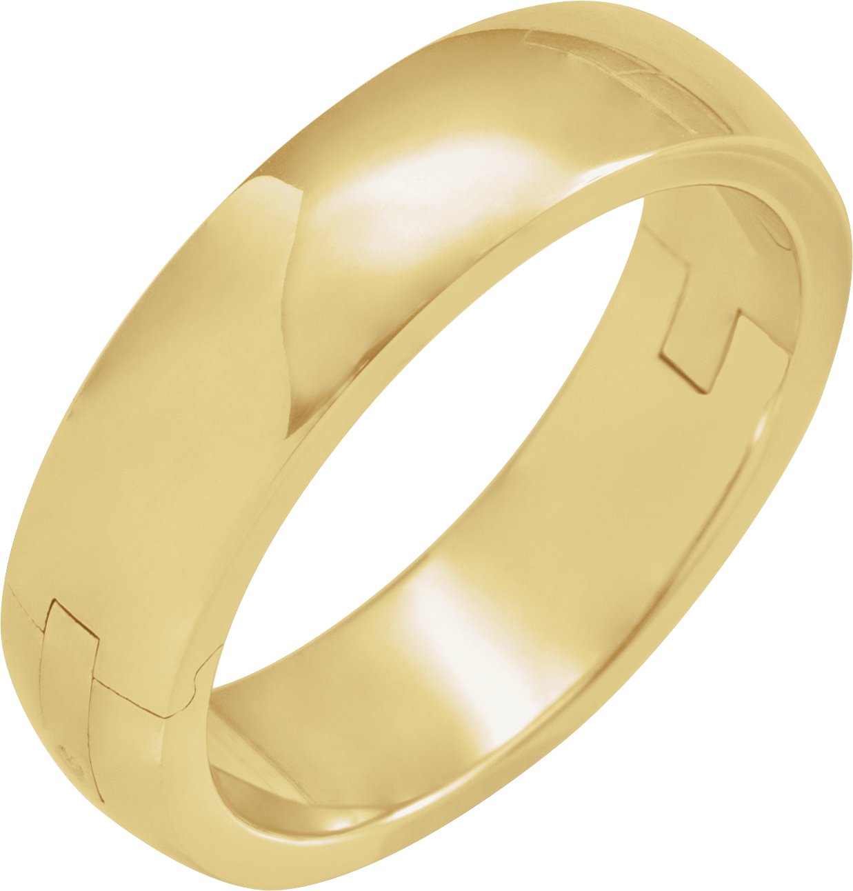 14K Yellow 2.7 mm CLIQ® Hinged Adjustable Band Size 4