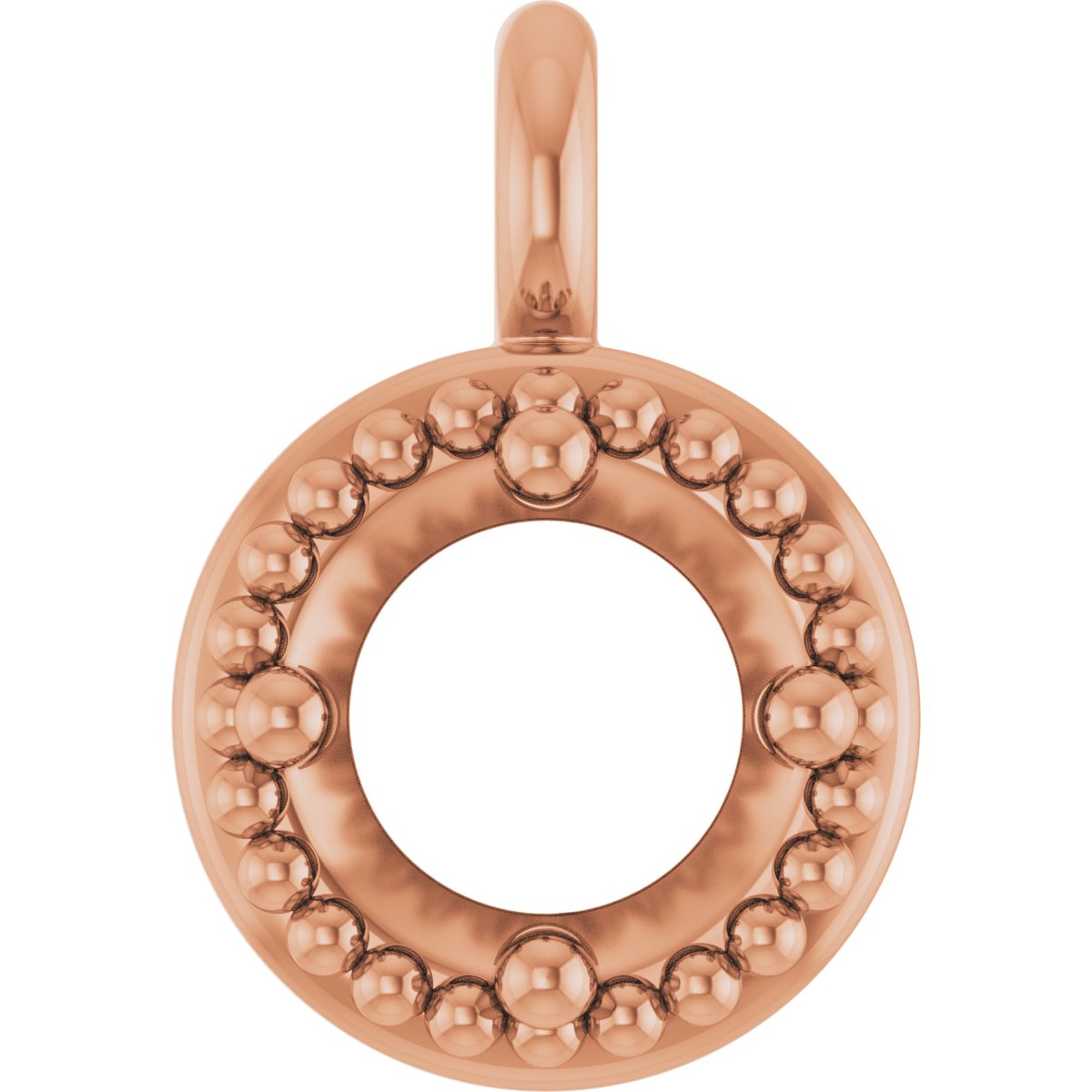 Round 4-Prong Milgrain Dangle