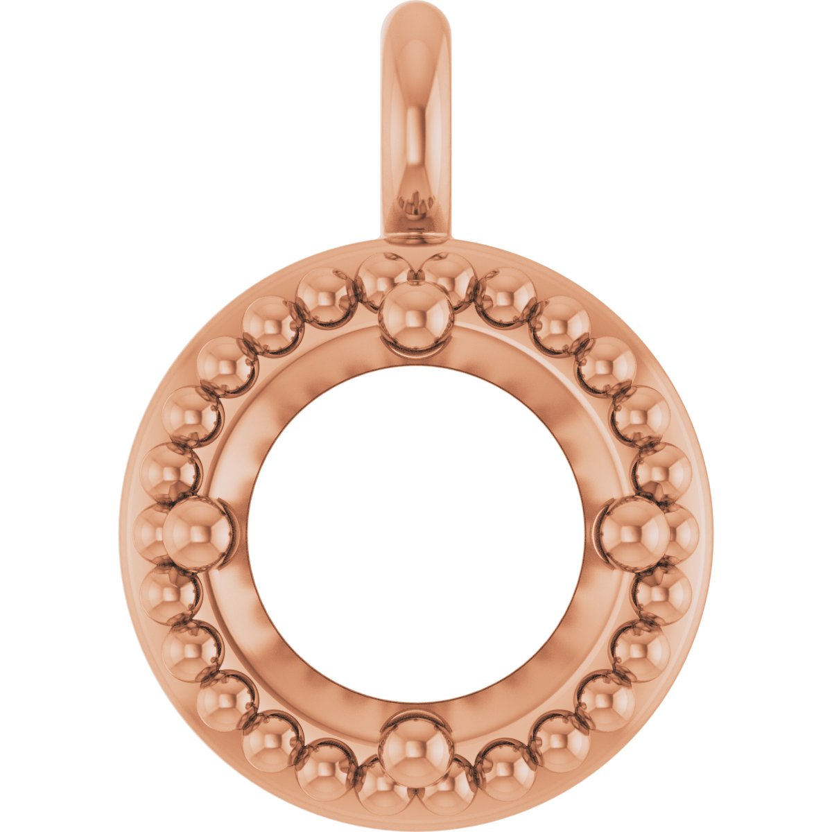 Round 4-Prong Milgrain Dangle