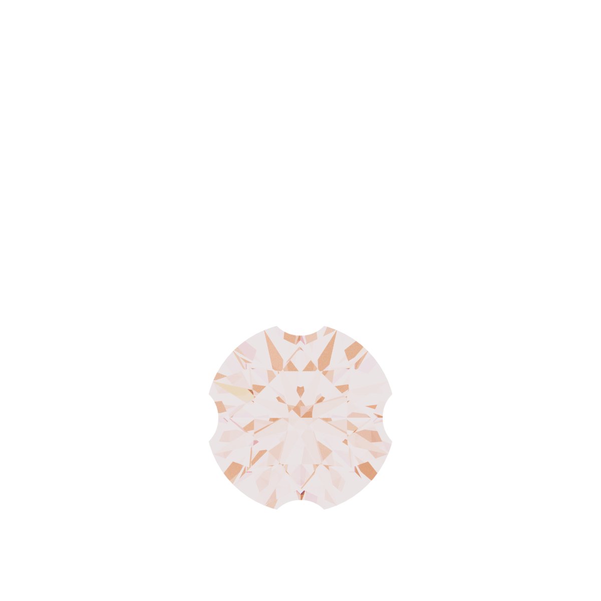 Round 4-Prong Milgrain Dangle