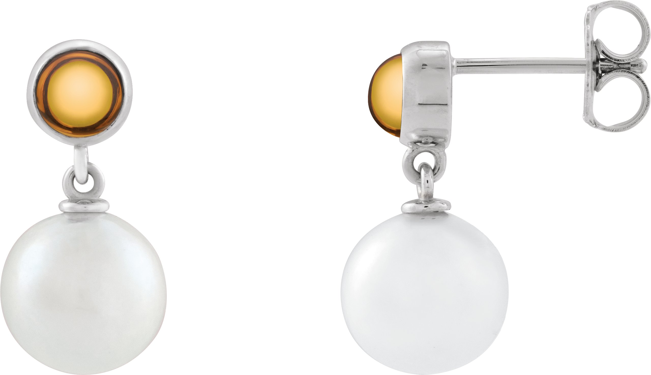 Accented Pearl Earrings