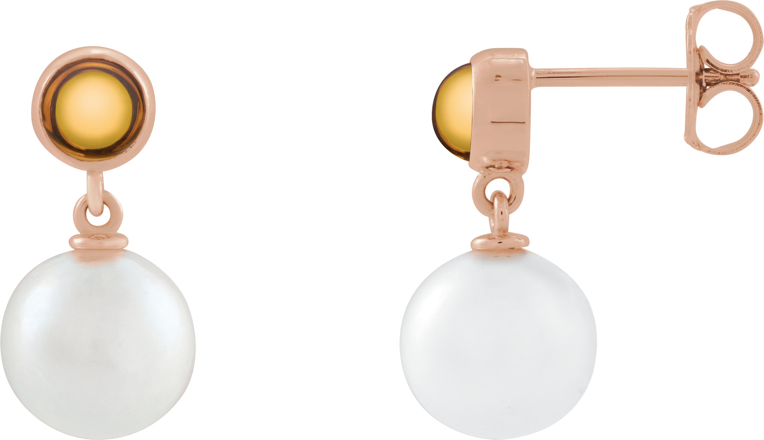 Accented Pearl Earrings