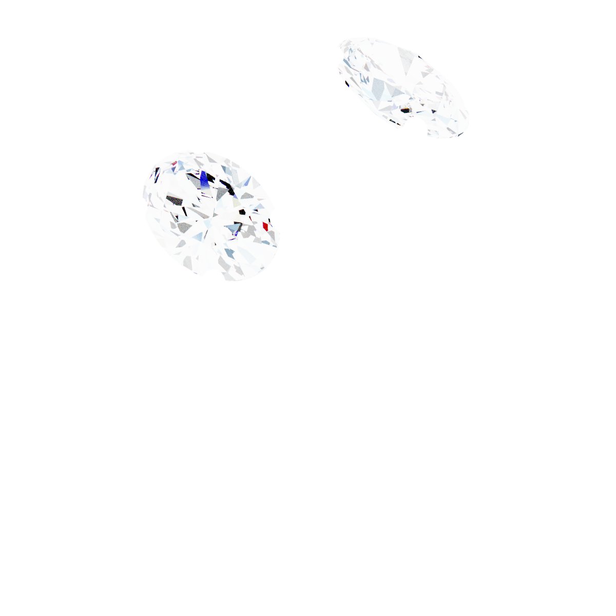 14K White 7x5 mm Oval 3/4 CTW Lab-Grown Diamond Semi-Set Engagement Ring