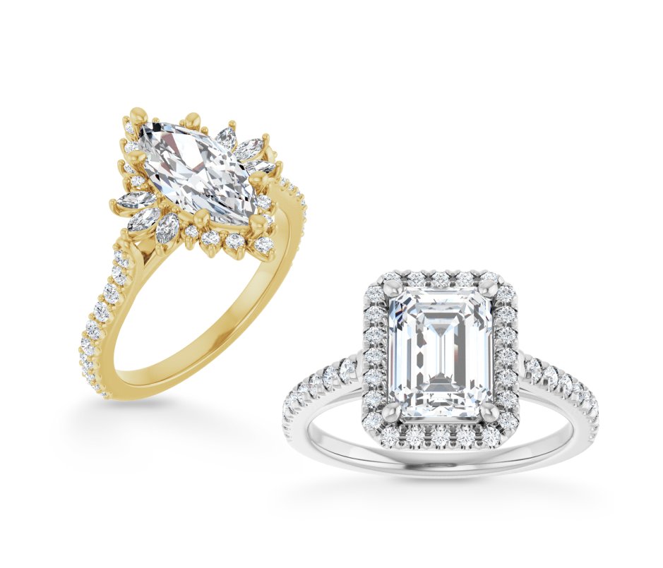 Halo-Style Engagement Rings