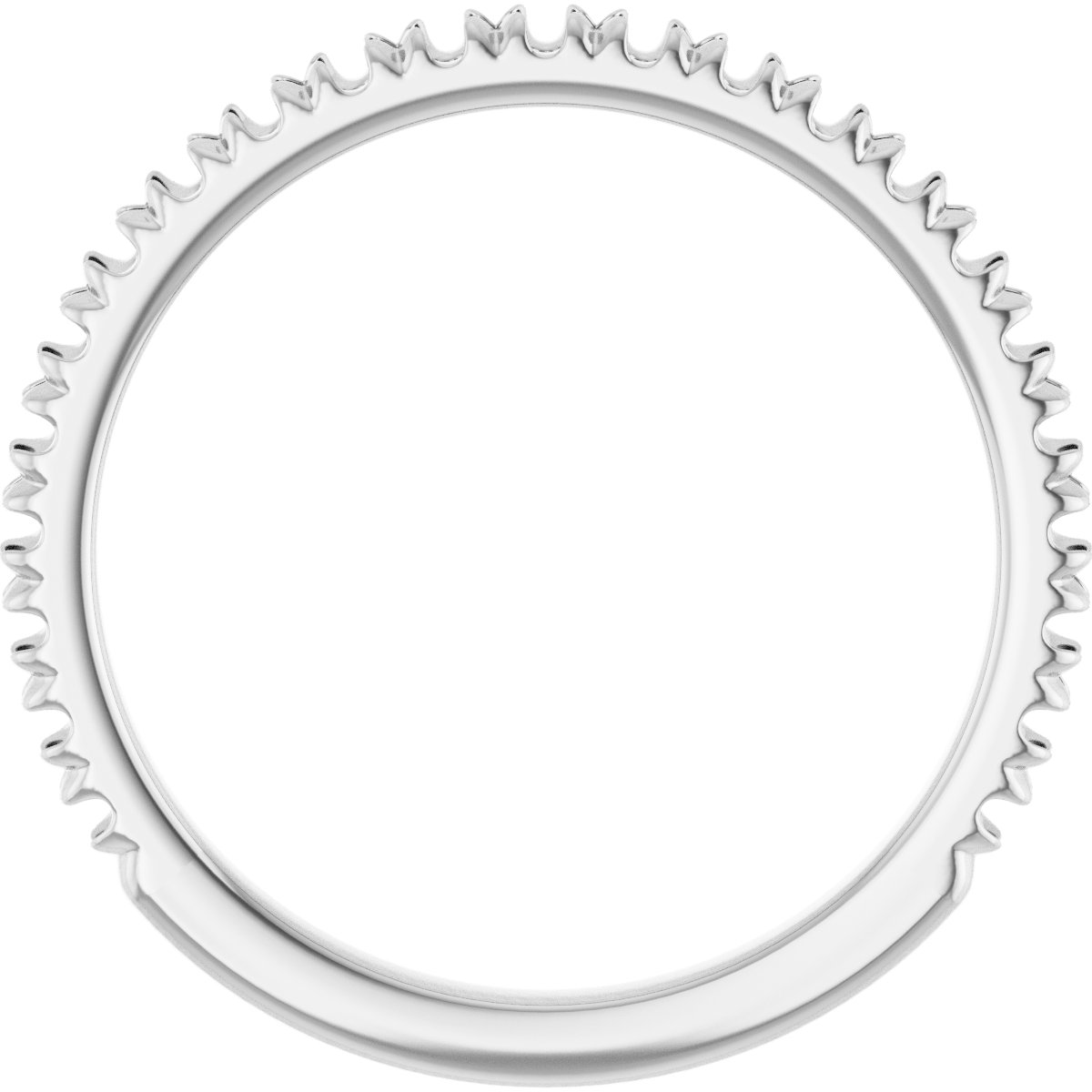 Band Mounting for 11x9 mm Oval Ring view 2