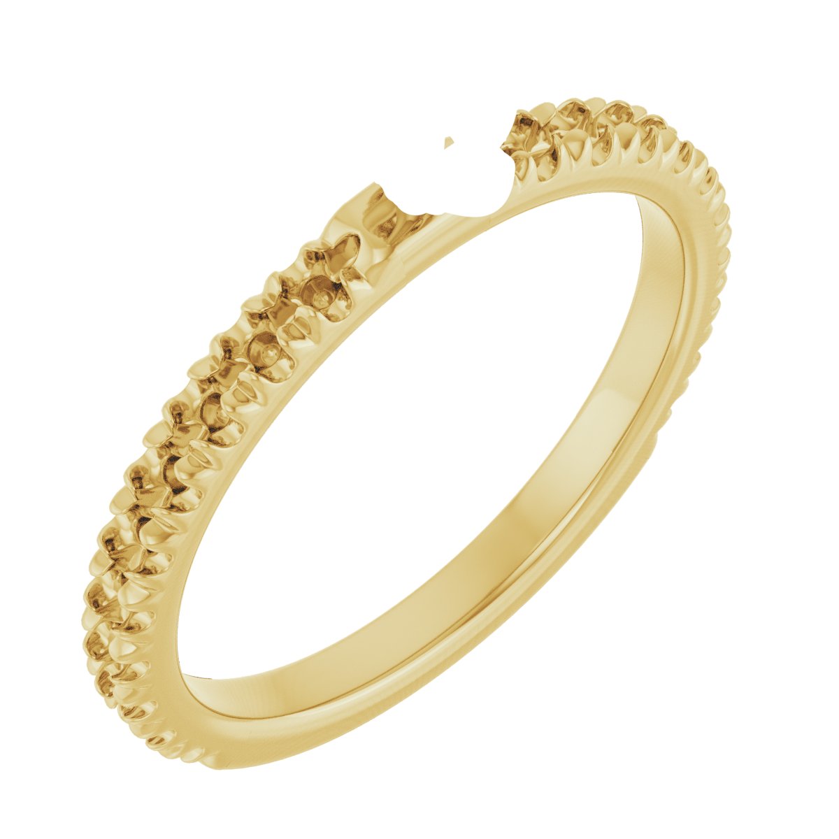 Claw-Prong Hidden Halo-Style Engagement Ring