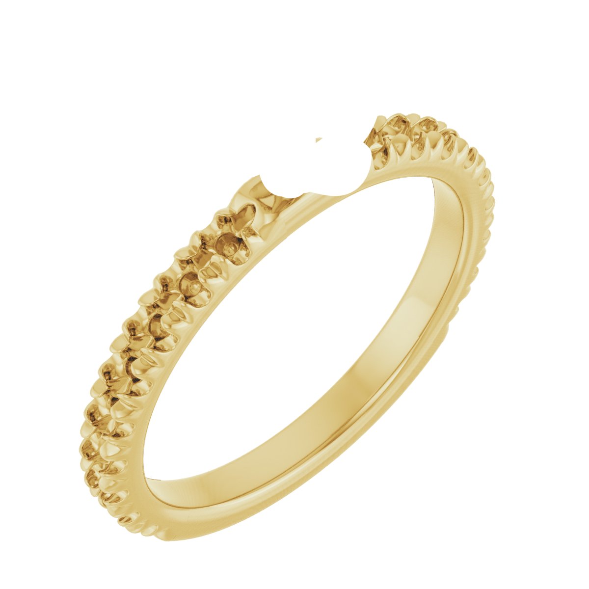 Claw-Prong Hidden Halo-Style Engagement Ring