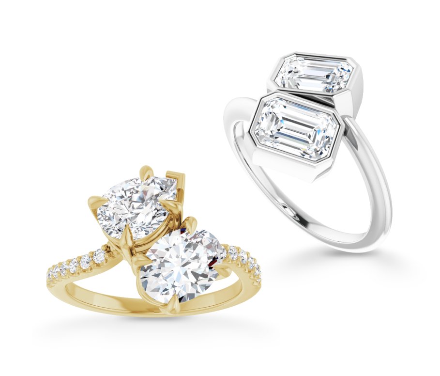 Two-Stone Engagement Rings