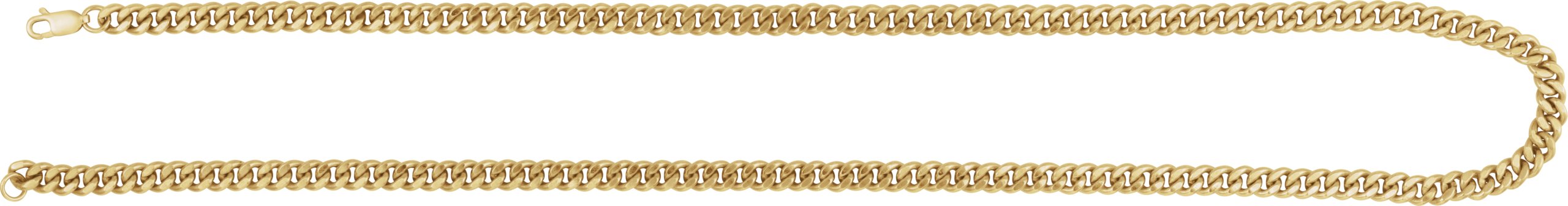 14K Yellow Gold-Filled 4.8 mm Curb 18 Chain