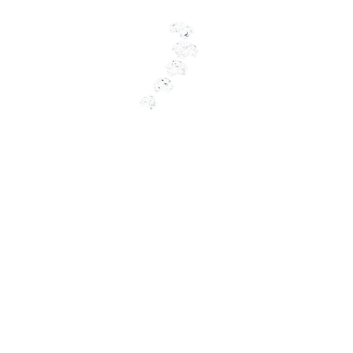14k White Gold