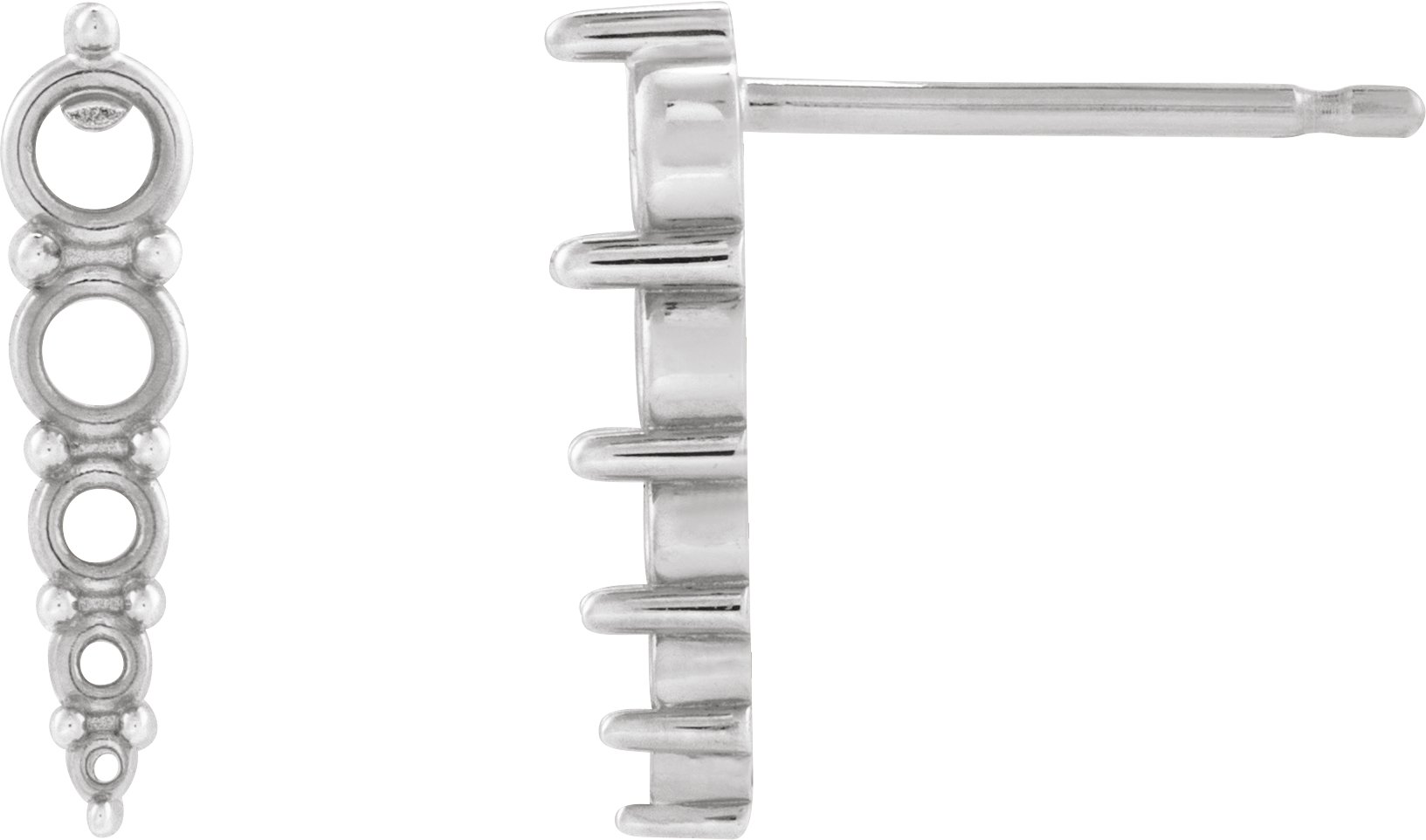 Graduated Bar Earrings
