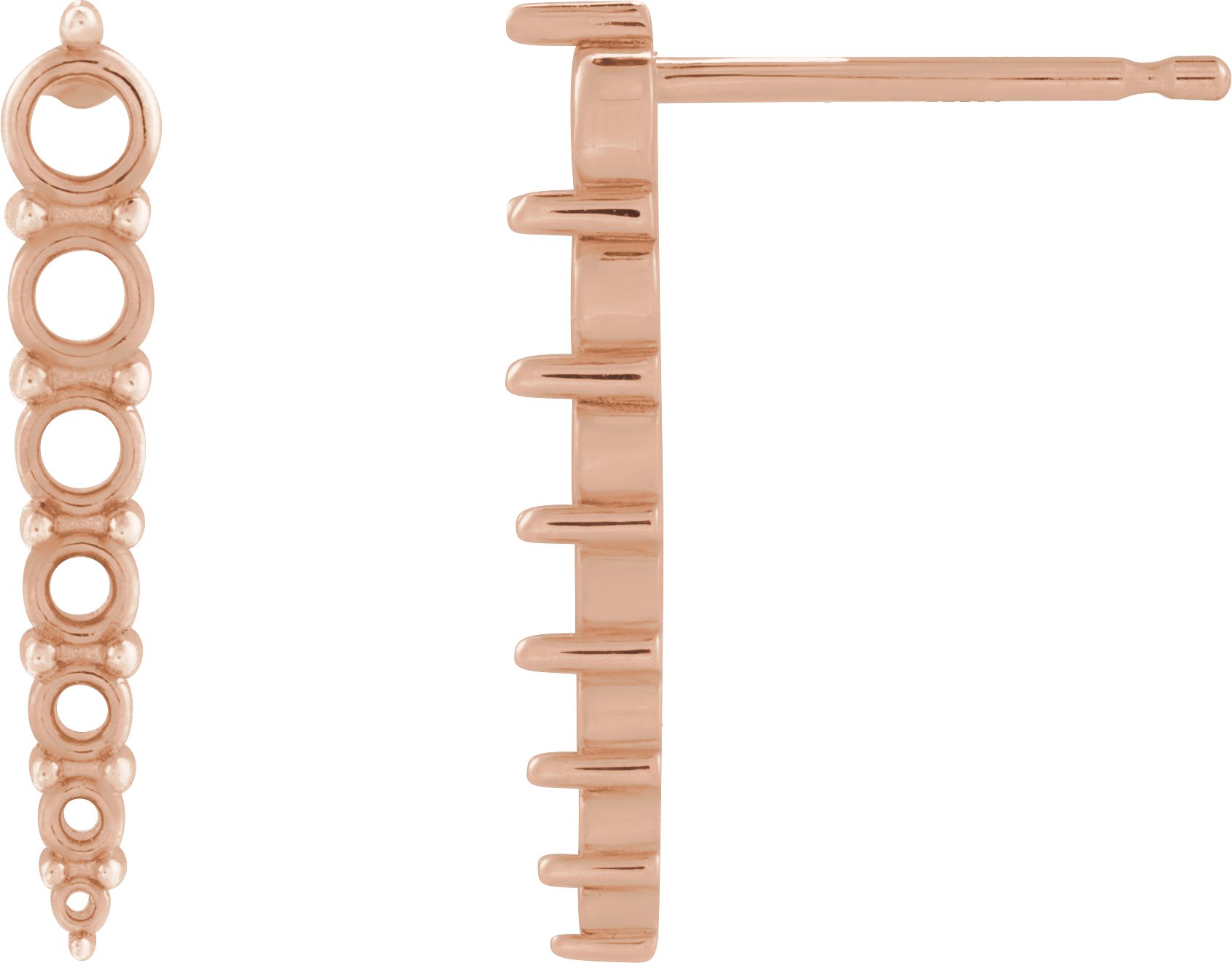 Graduated Bar Earrings