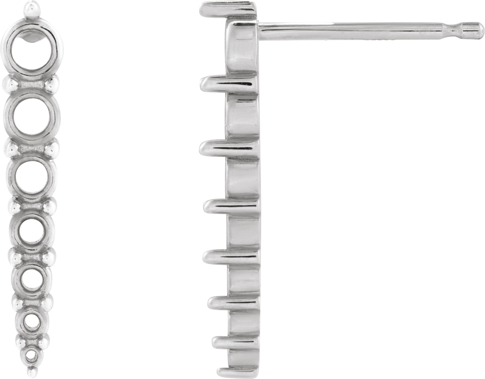 Graduated Bar Earrings