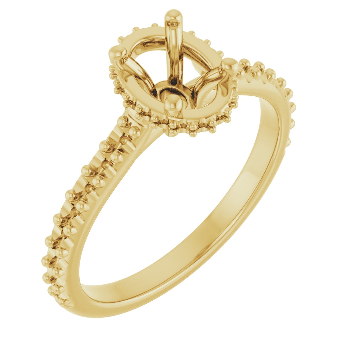 Hidden Halo-Style Engagement Ring