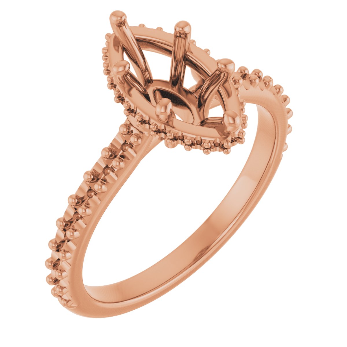 Hidden Halo-Style Engagement Ring