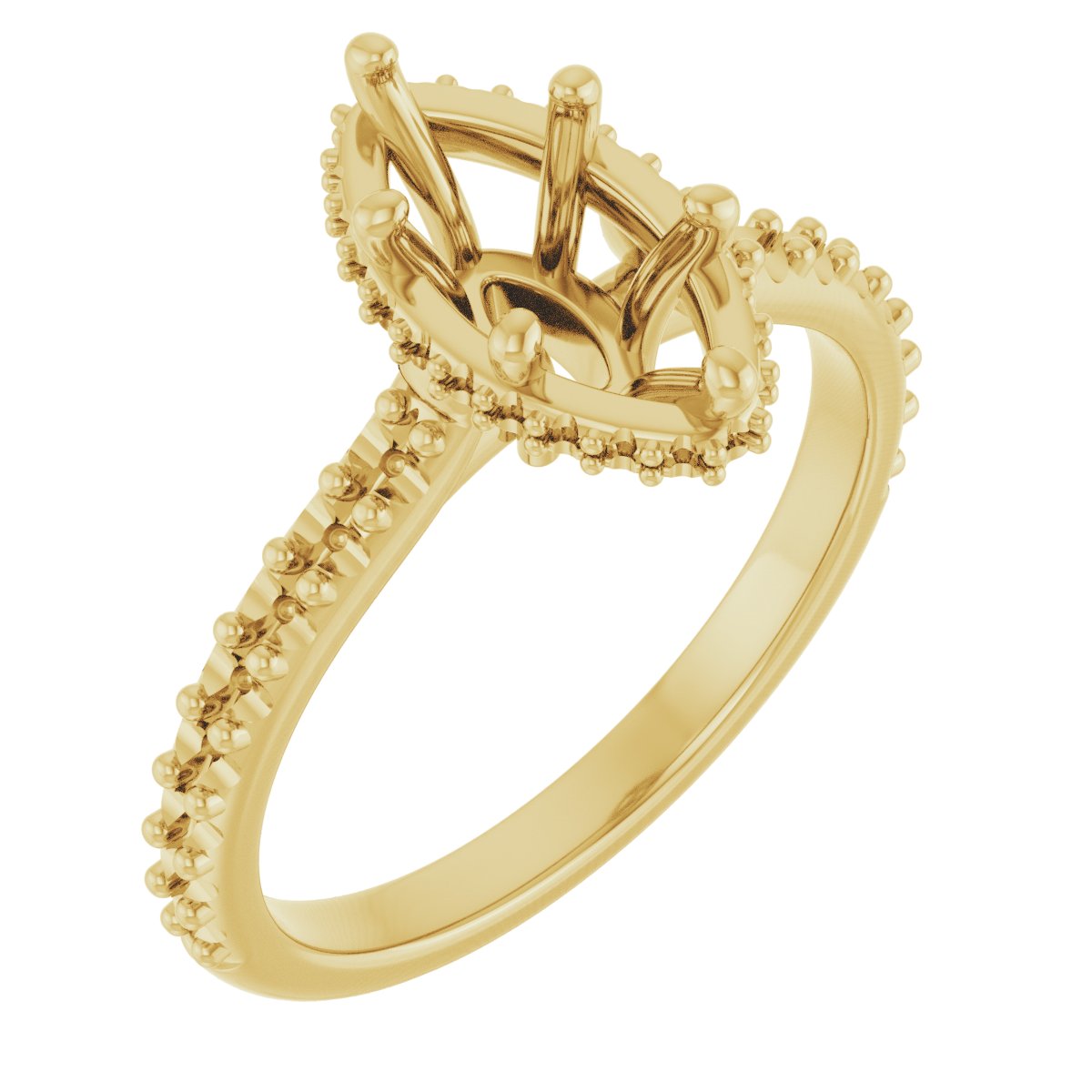 Hidden Halo-Style Engagement Ring