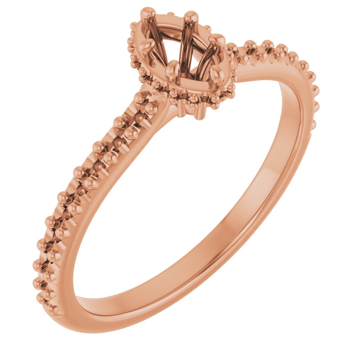 Hidden Halo-Style Engagement Ring