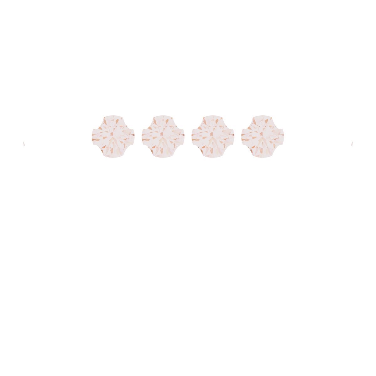4-Prong Pre-Notched Claw Hidden Halo-Style Peg Setting