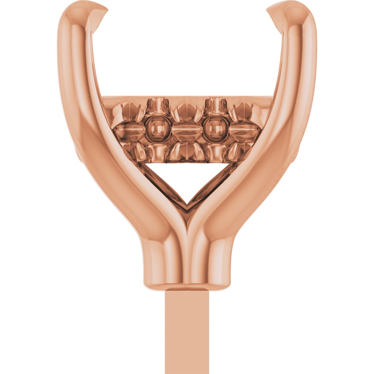 4-Prong Pre-Notched Claw Hidden Halo-Style Peg Setting