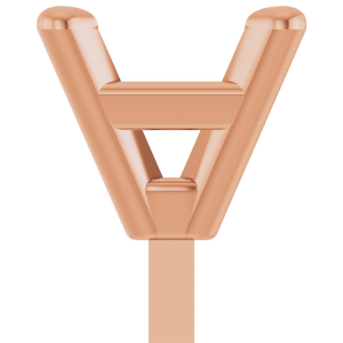 Square 4-Prong Tapered Low Peg Setting