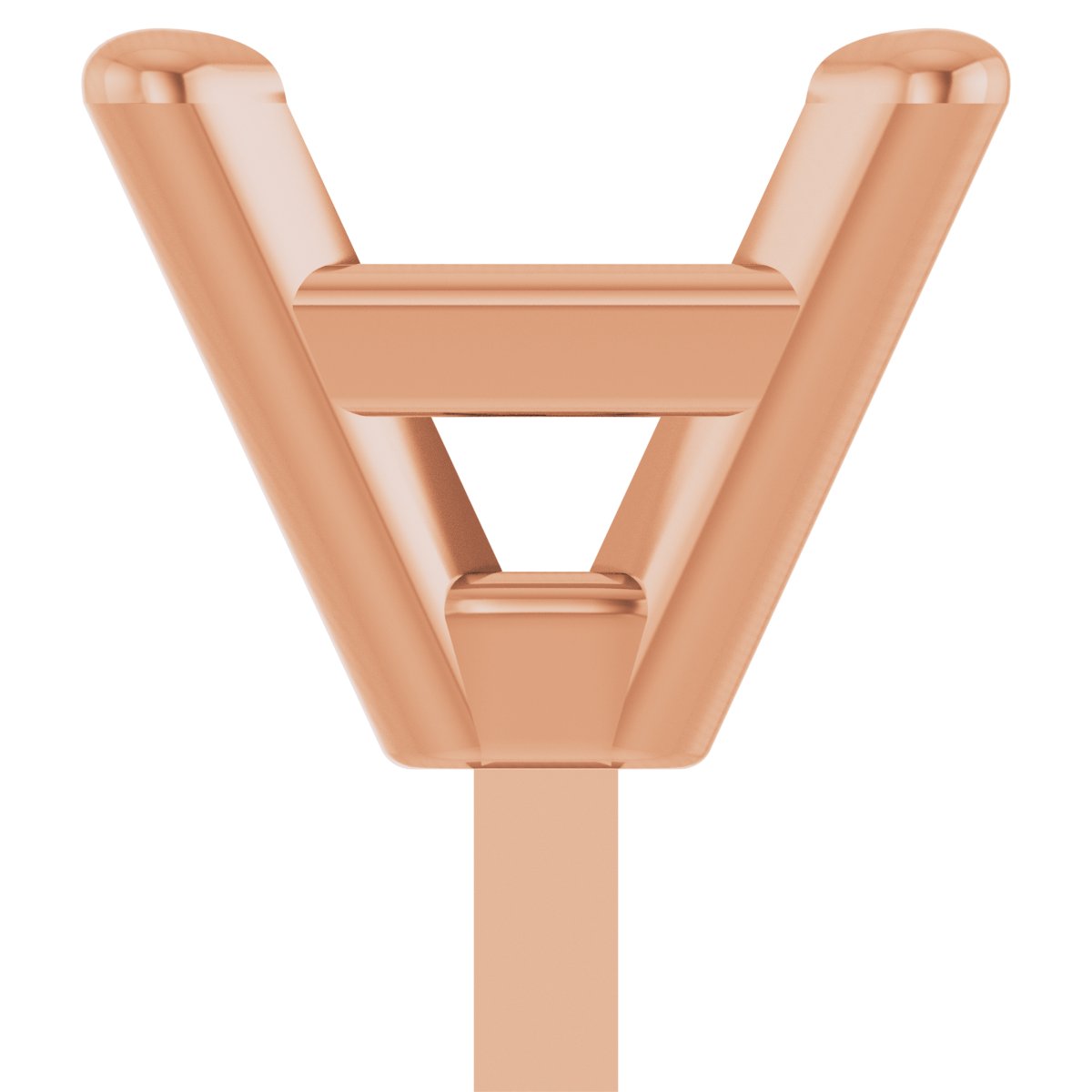 Square 4-Prong Tapered Low Peg Setting