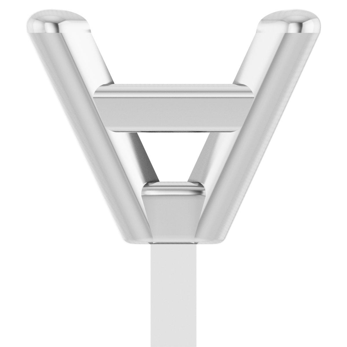 Square 4-Prong Tapered Low Peg Setting