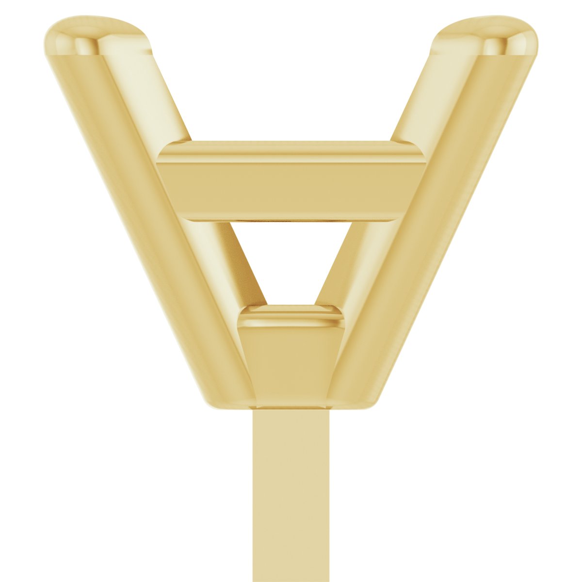 Square 4-Prong Tapered Low Peg Setting