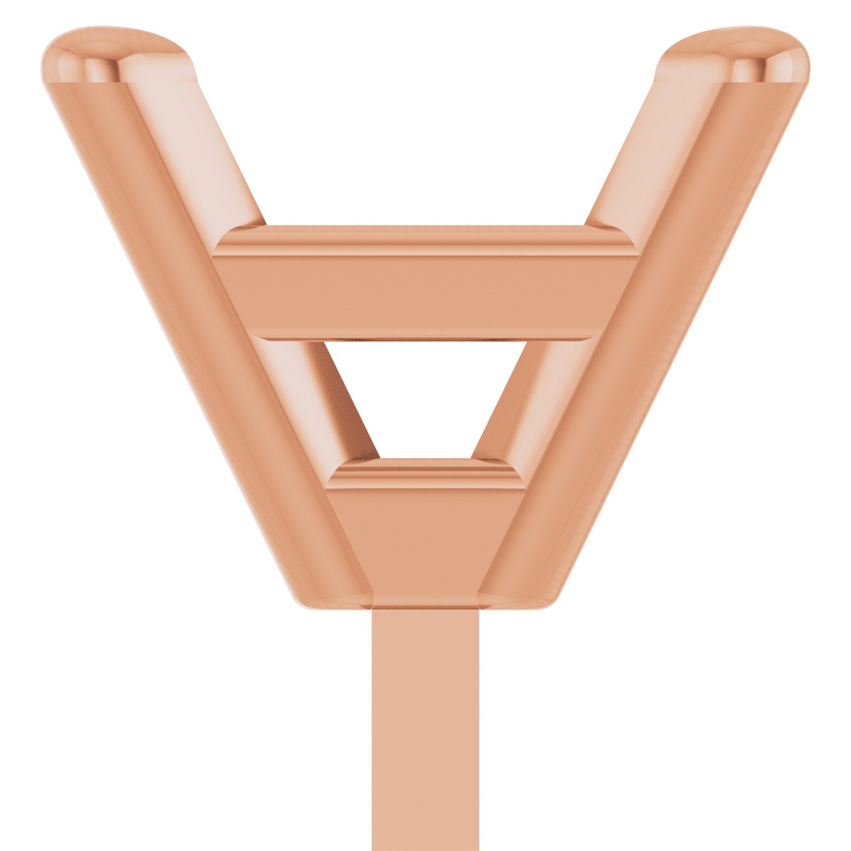 Square 4-Prong Tapered Low Peg Setting