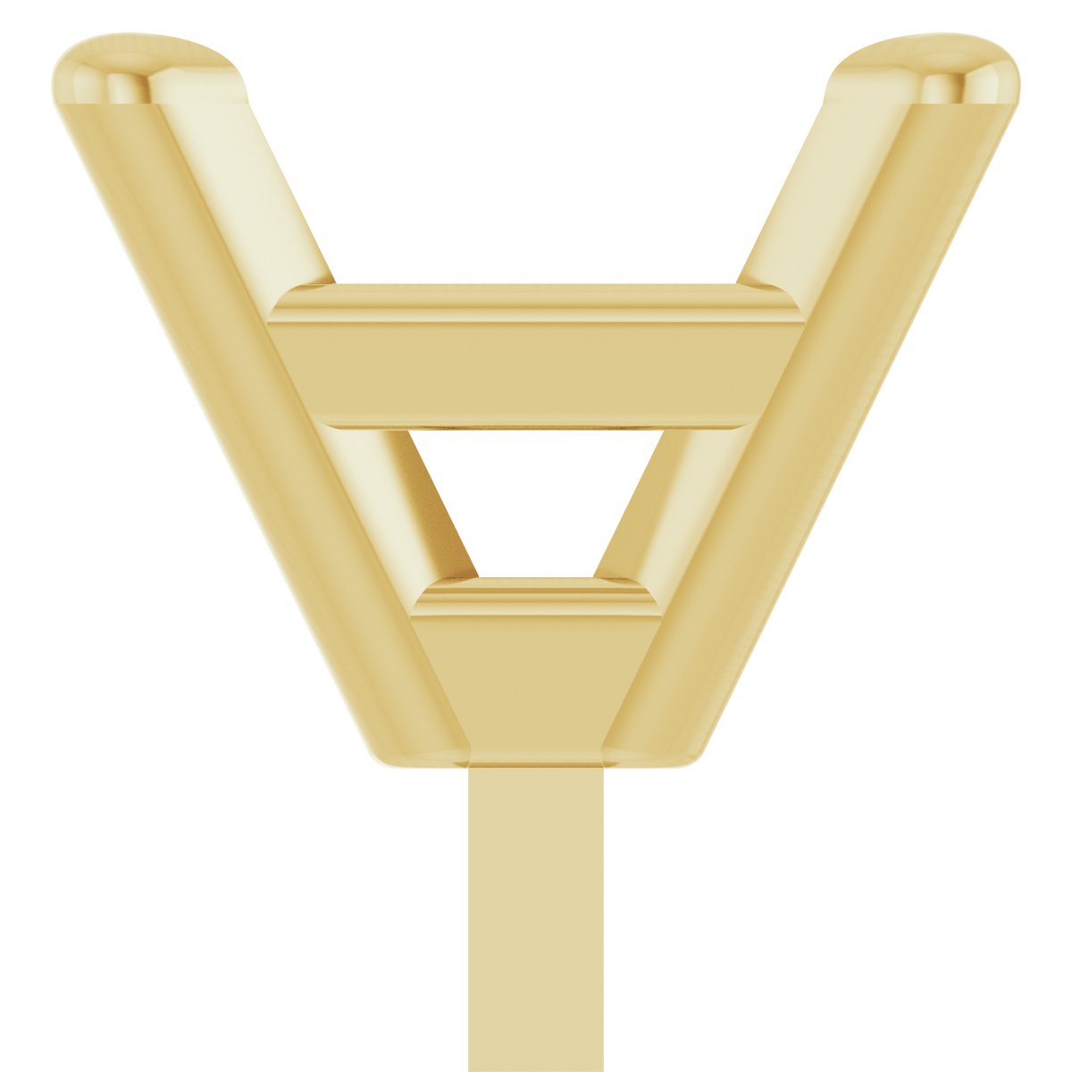 Square 4-Prong Tapered Low Peg Setting