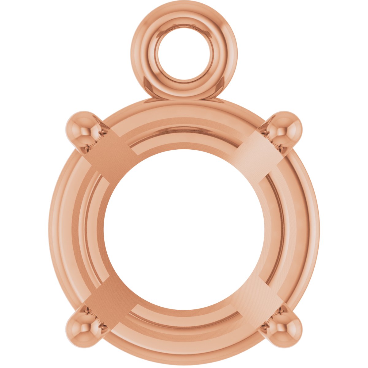 Round 4-Prong Basket Dangle