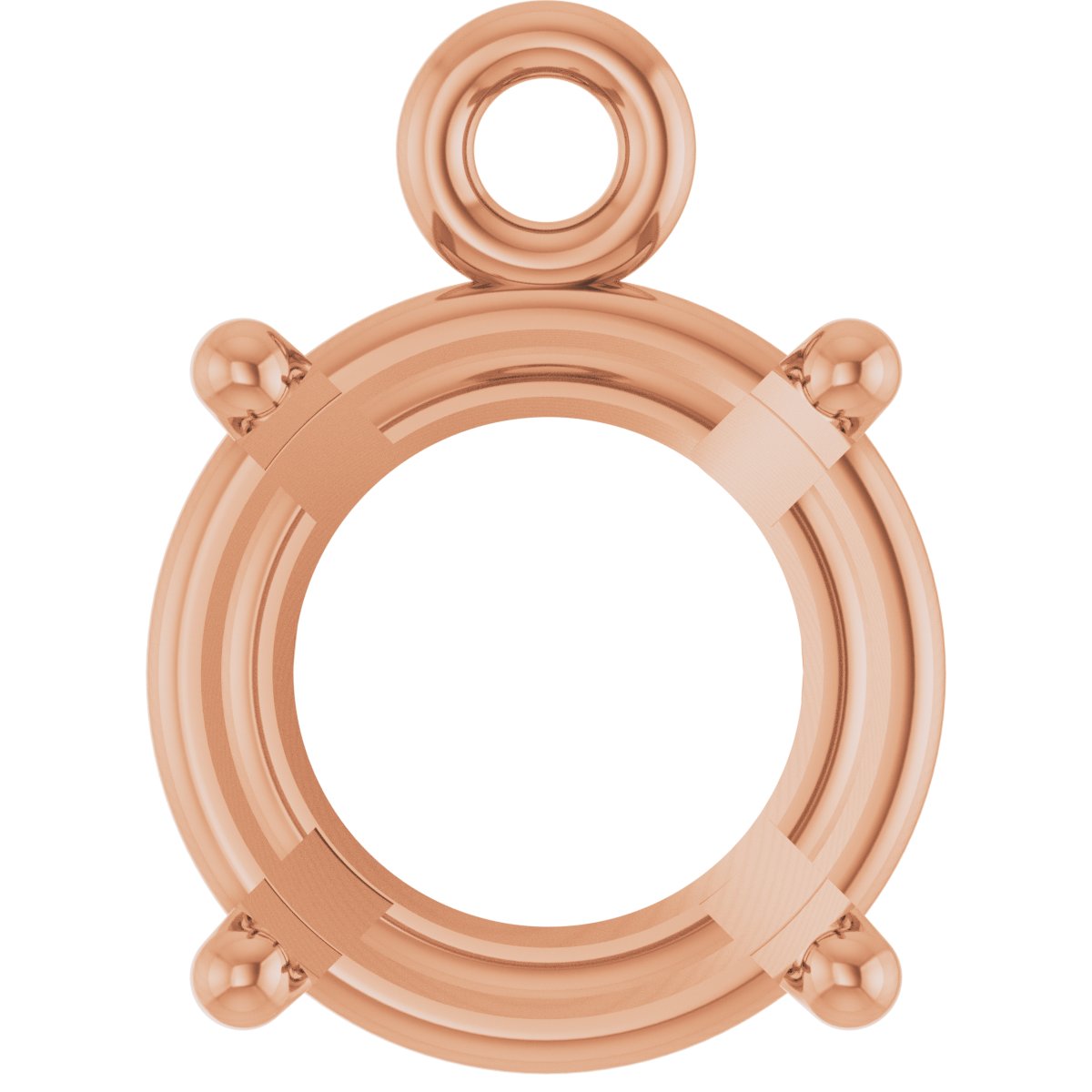 Round 4-Prong Basket Dangle