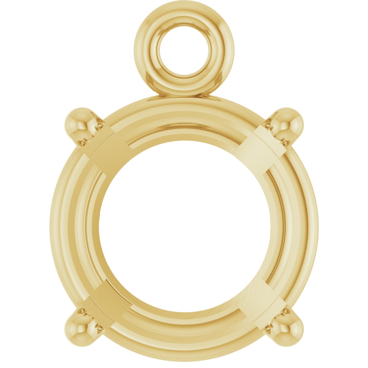 Round 4-Prong Basket Dangle