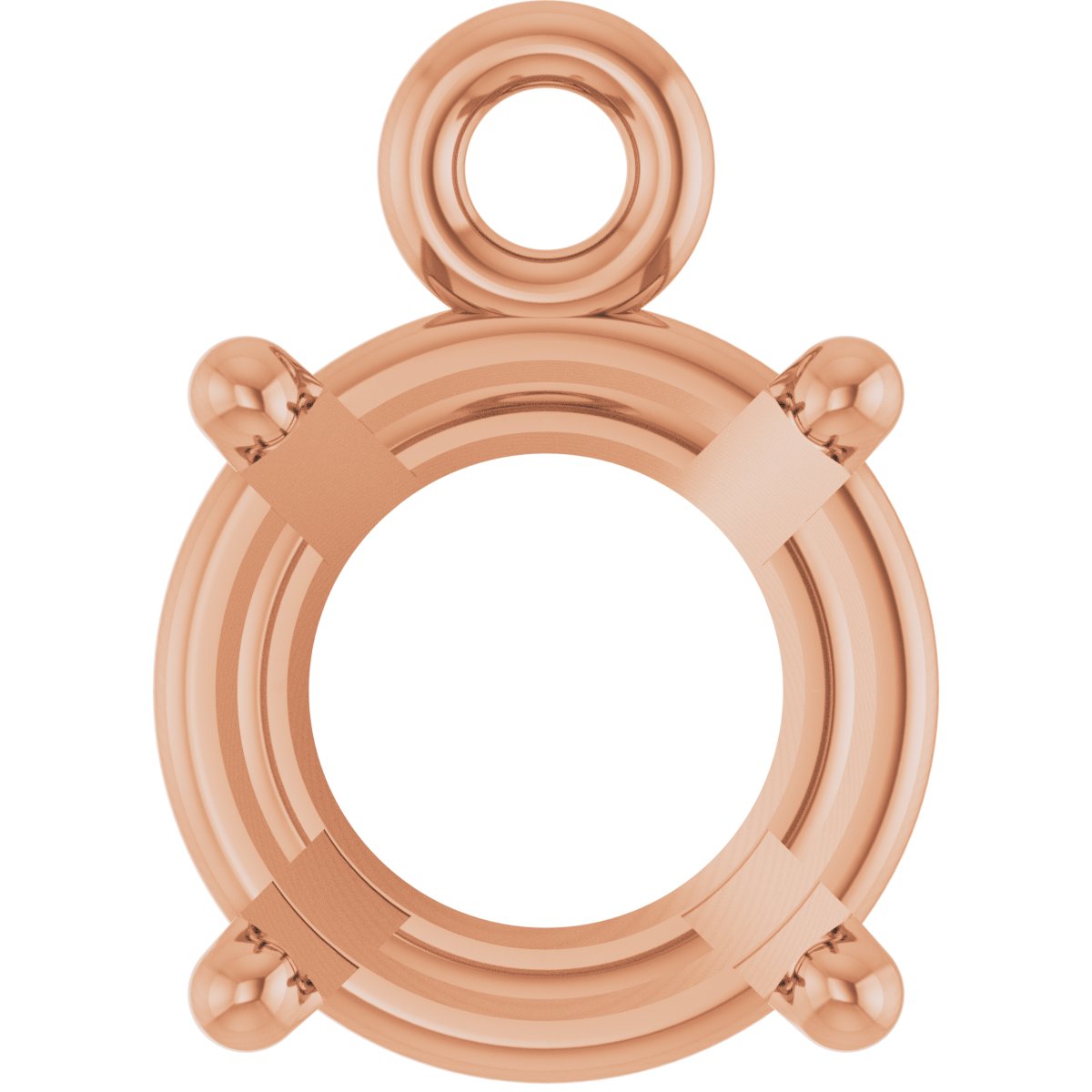 Round 4-Prong Basket Dangle