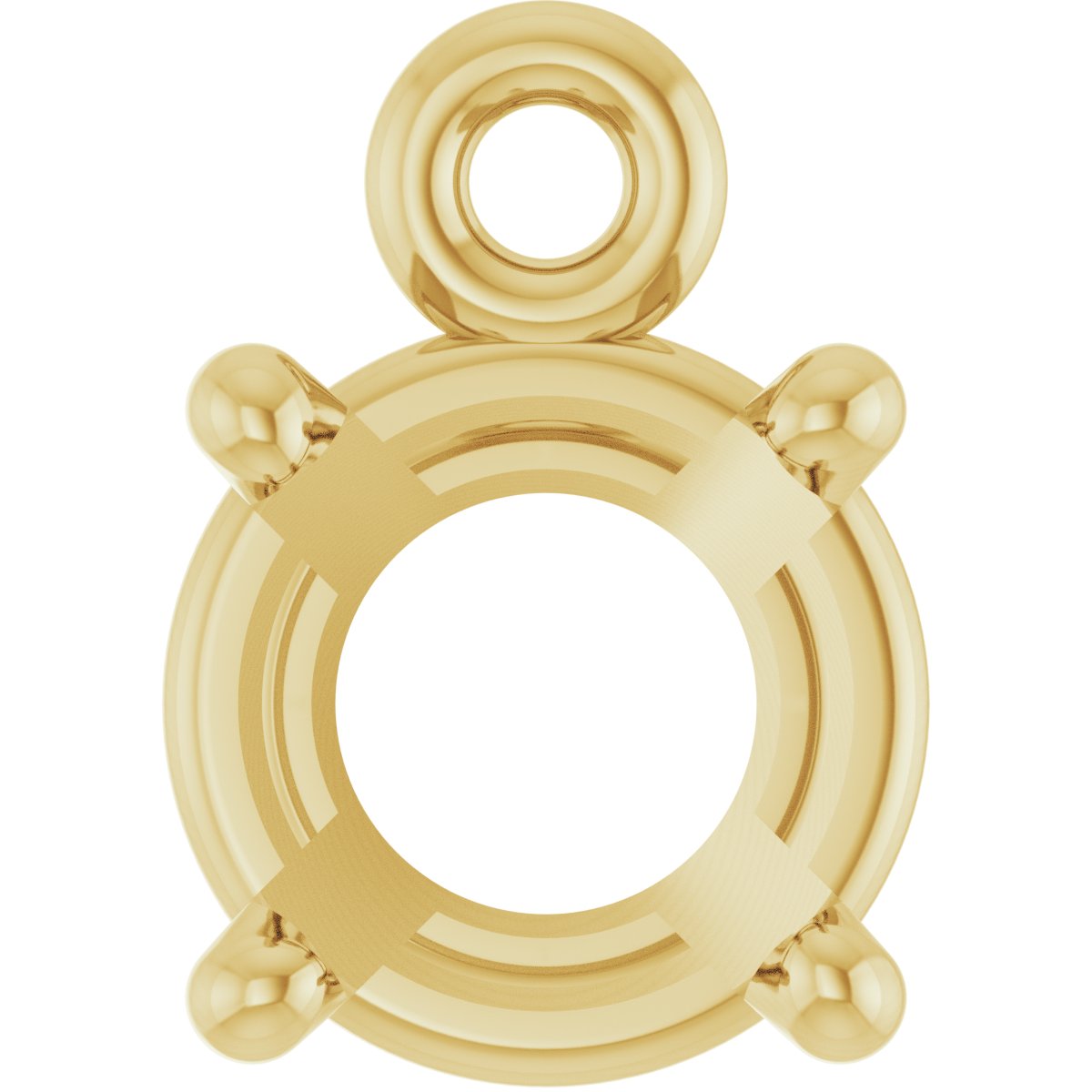 Round 4-Prong Basket Dangle