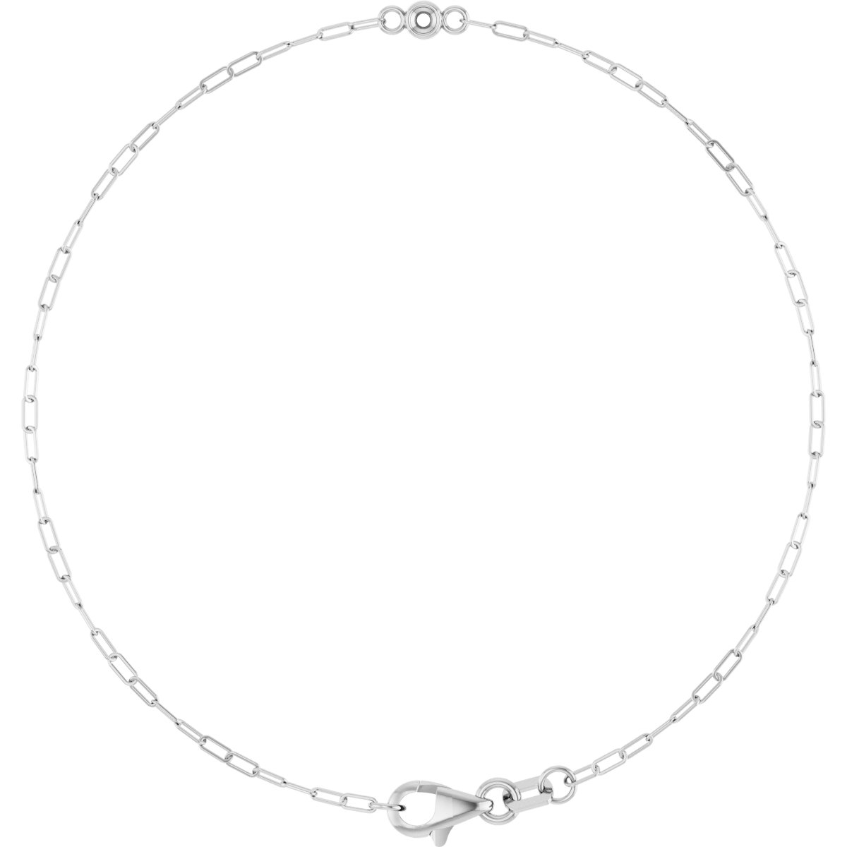 Family Bezel-Set Bar Link Bracelet