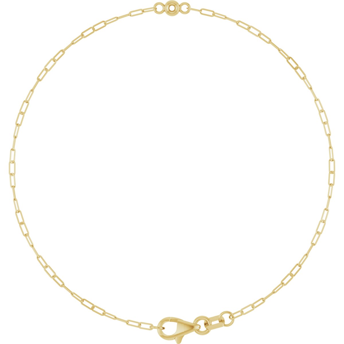 Family Bezel-Set Bar Link Bracelet