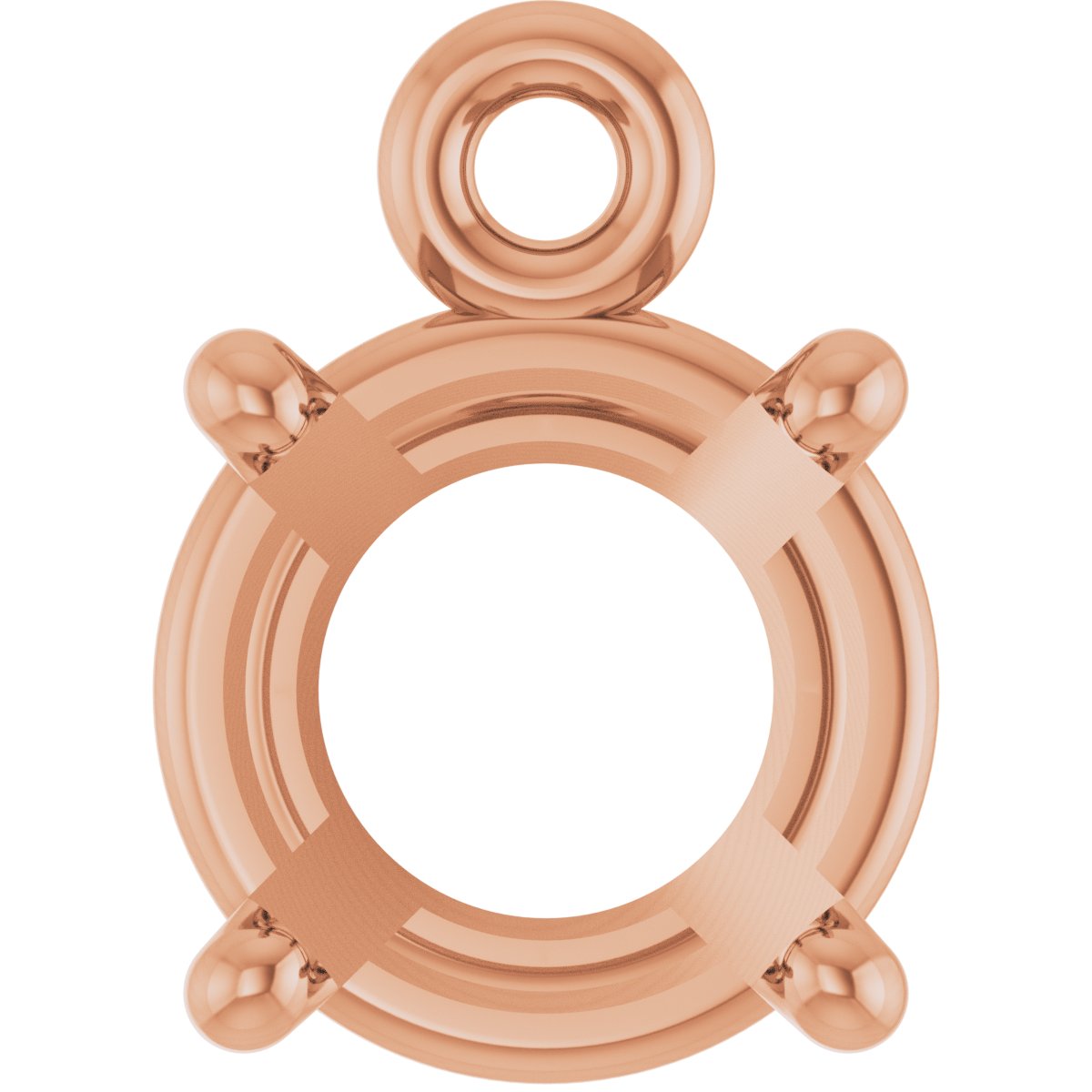 Round 4-Prong Basket Dangle