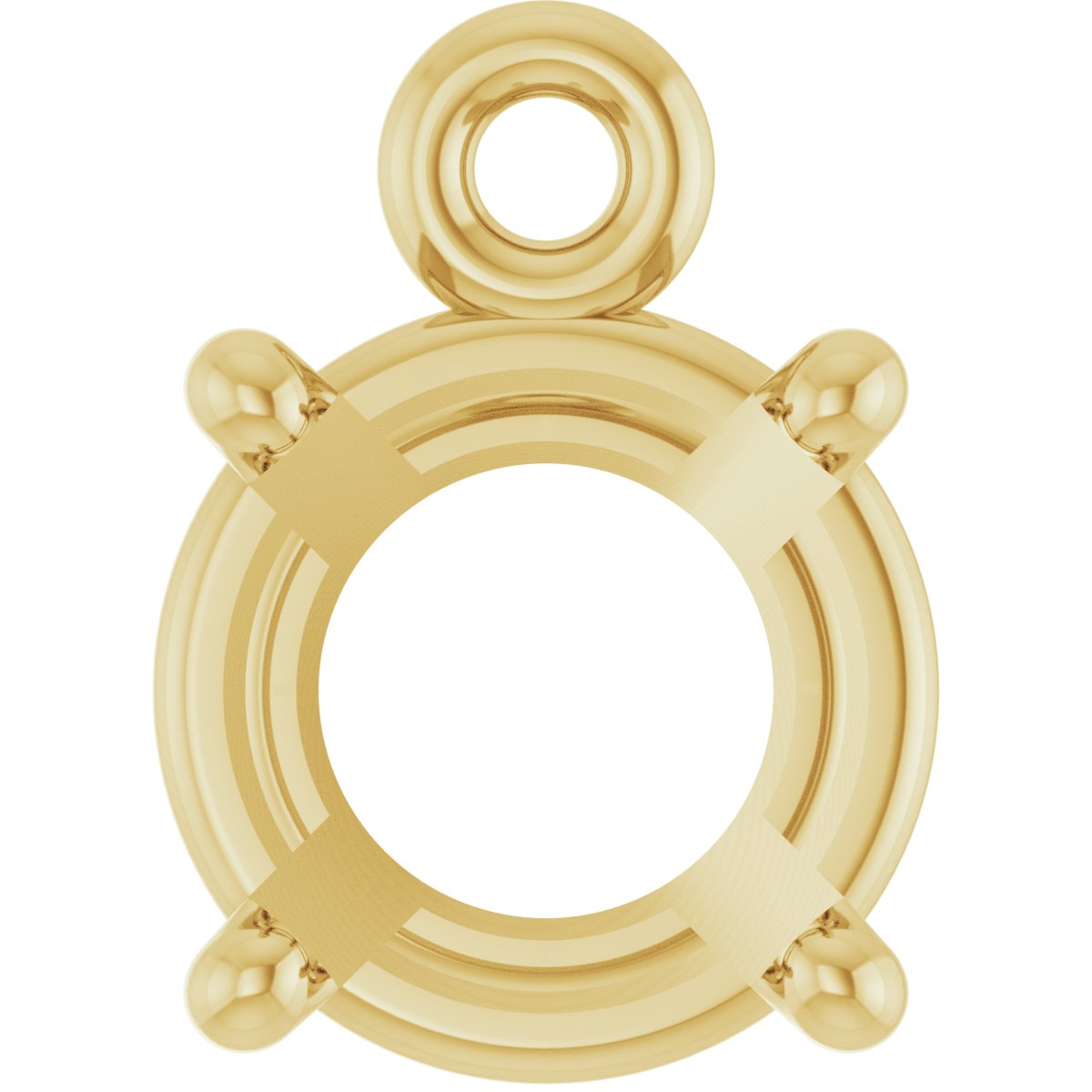 Round 4-Prong Basket Dangle