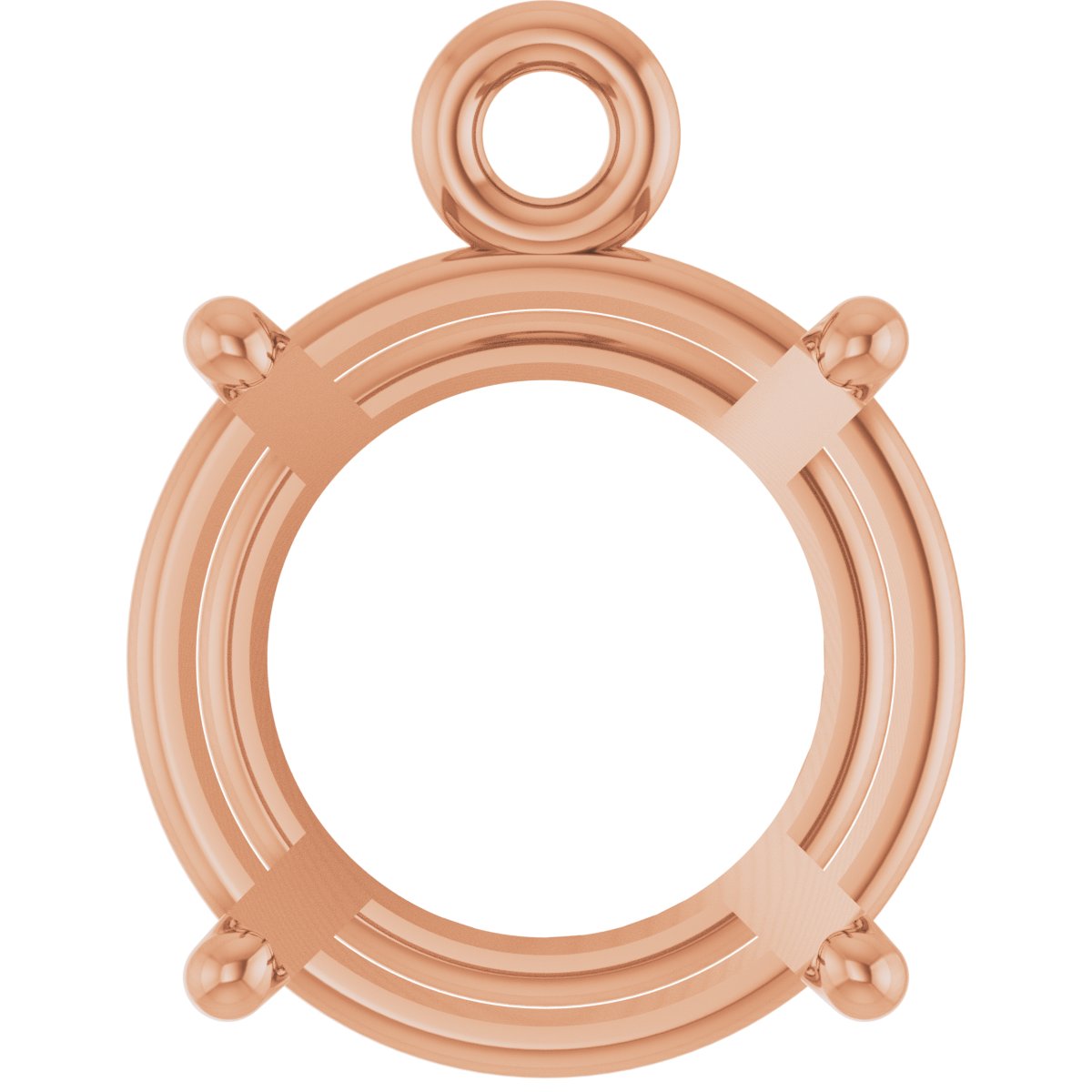 Round 4-Prong Basket Dangle